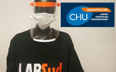 COVID19 : LABSud réalise des visières pour le CHU de Montpellier