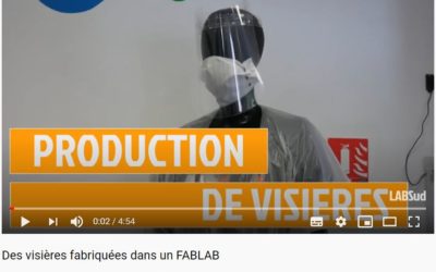 Vidéo : Des visières fabriquées à LABSud