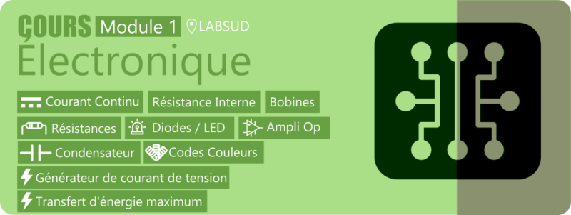 Cours d'électronique générale @ Salle de Réunion (LABSud