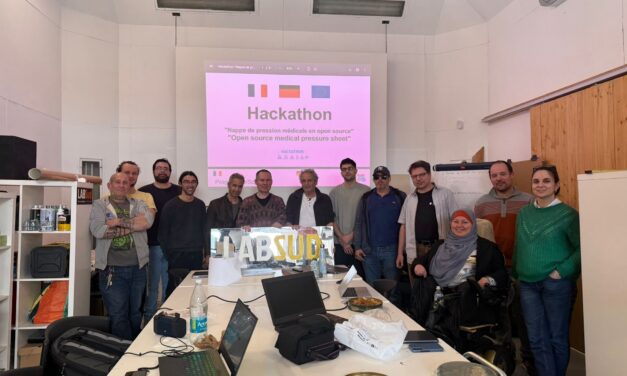 Hackathon LABSud : Prototype de nappe de pression open source pour fauteuils et matelas médicalisés
